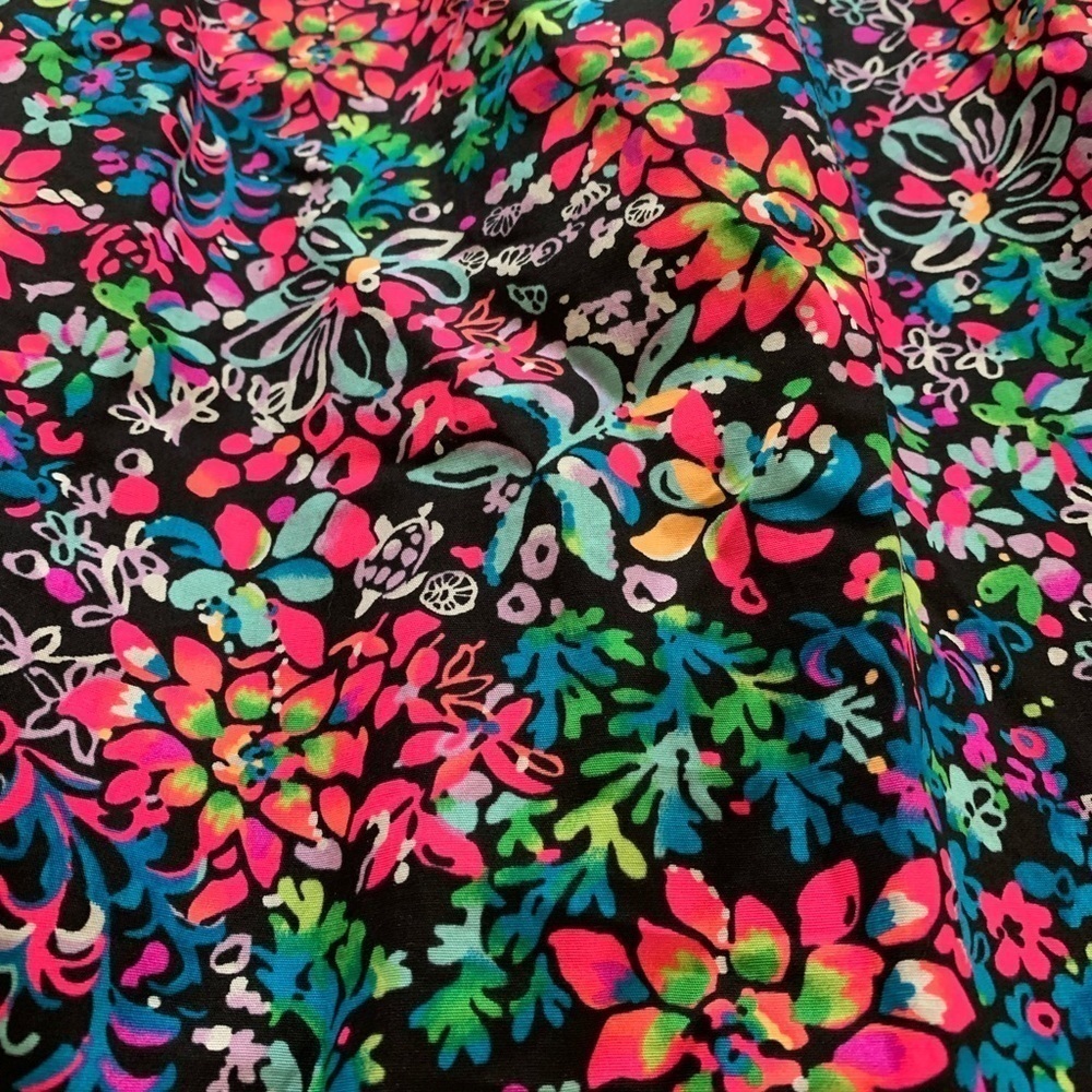 LILLY PULITZER Medium Tammie off the shoulder dress Multi Feeling Fintas… - Picture 13 of 16